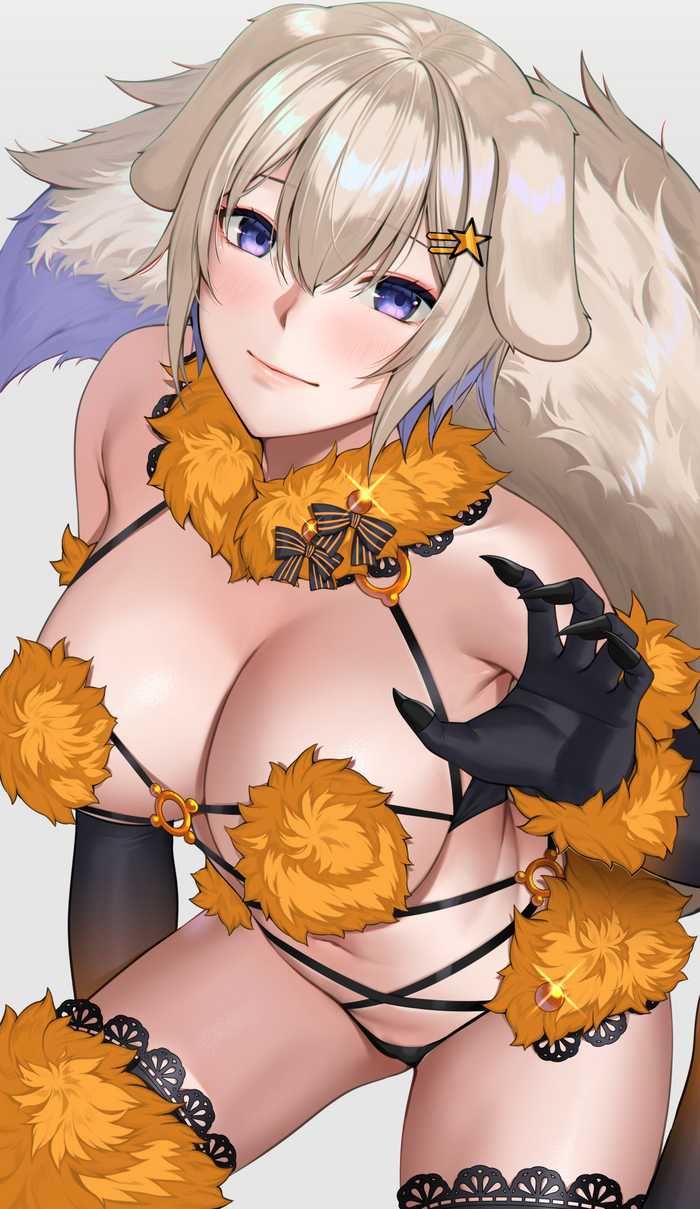 Mash Anime Art, ,  , Animal Ears, , Original Character, Deras, 