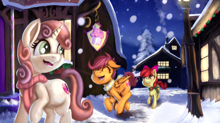  My Little Pony, Scootaloo, Applebloom, Sweetie Belle