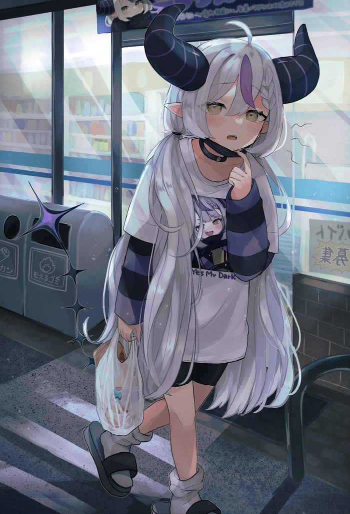   Anime Art, , Hololive, Laplus Darkness, Virtual YouTuber