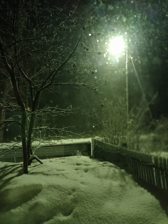 Вечер за окном