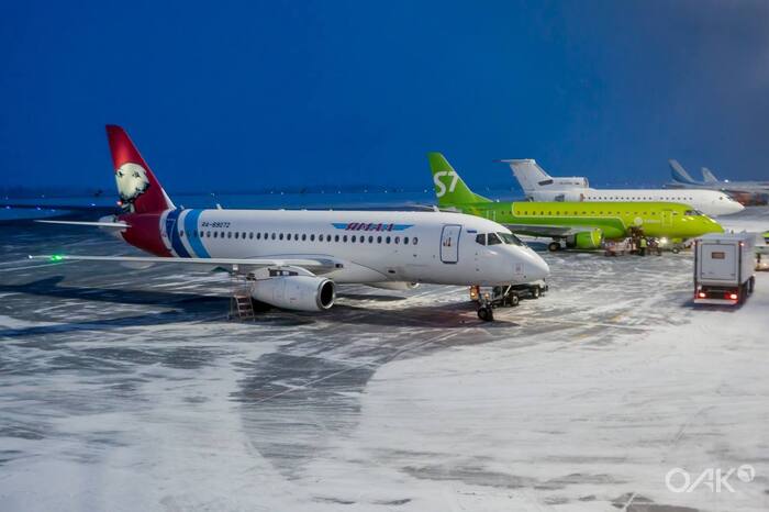 Полярные мишки Sukhoi Superjet 100, Ямал, Споттинг, Самолет, Длиннопост, Фотография