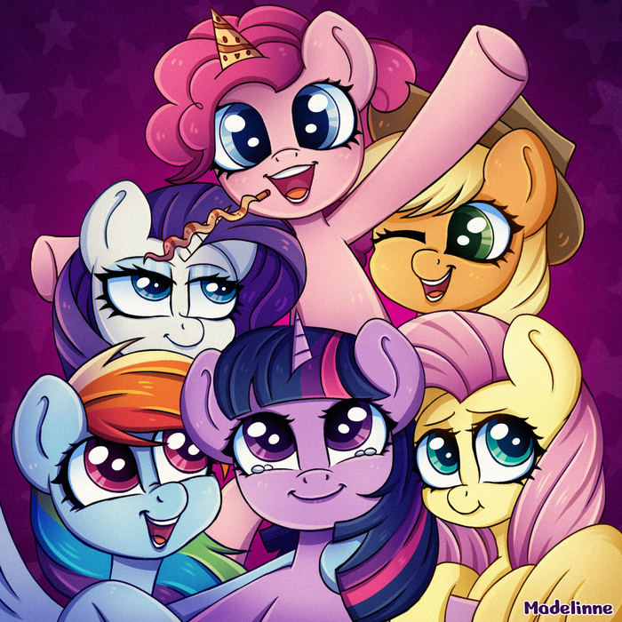   My Little Pony, , Twilight Sparkle, Rarity, Rainbow Dash, Pinkie Pie, Applejack, Fluttershy