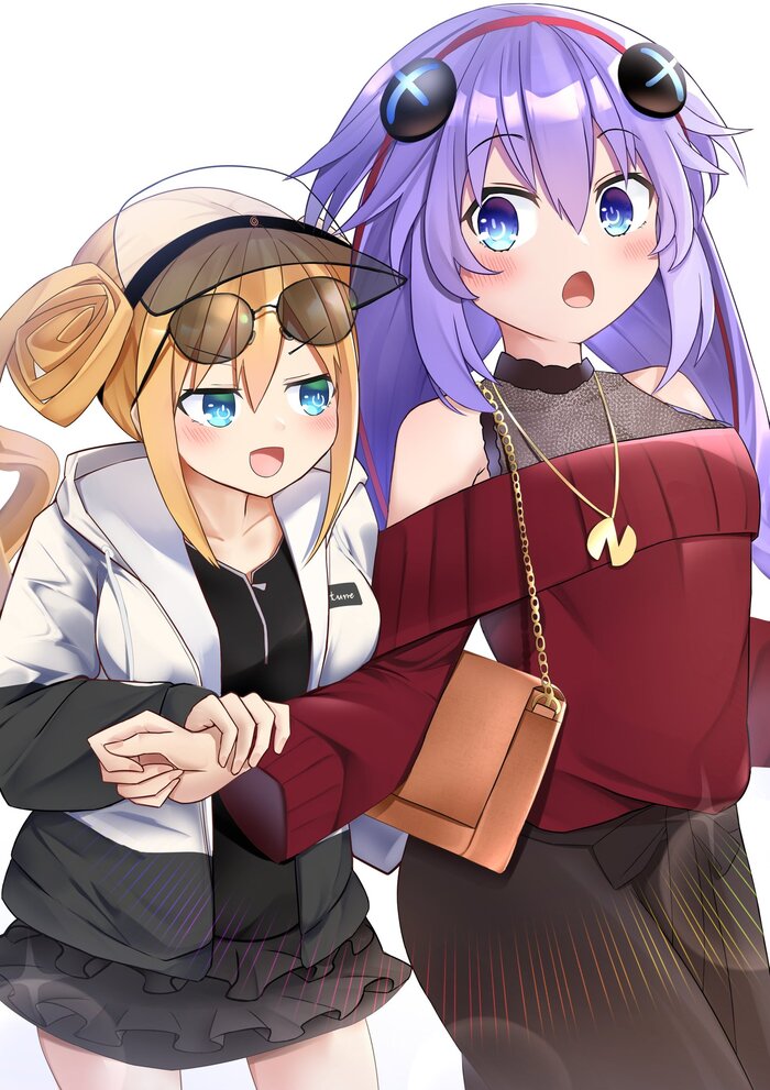 Purple Heart with Orange Heart