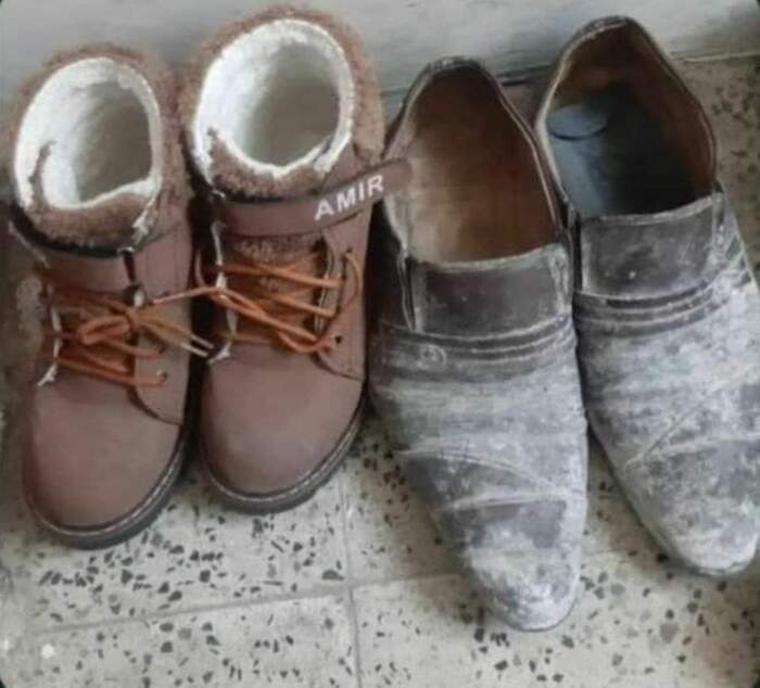 Обувь отца и сынв