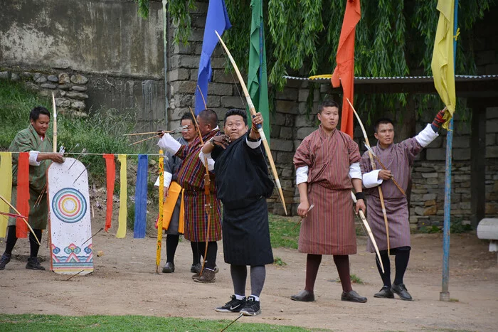 Бутан, который страна Путешествия, Бутан, Королевство Бутан, Эверест, Азия, Стрельба из лука, Длиннопост, Фотография