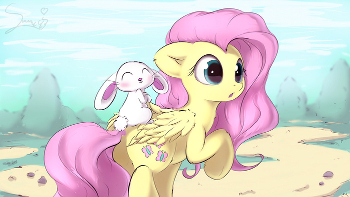   My Little Pony, Fluttershy, Angel Bunny