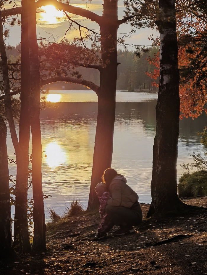 Осенний вечер загородом