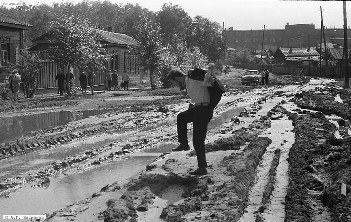 Космический переулок в Иркутске 1960-х История СССР, Фотография, 60-е