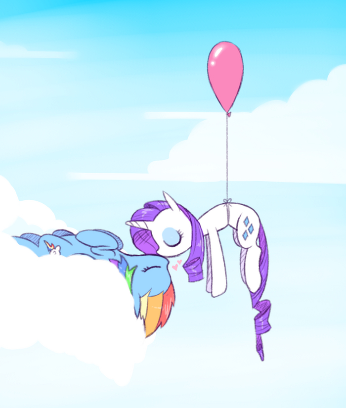 , ! My Little Pony, Rarity, Rainbow Dash