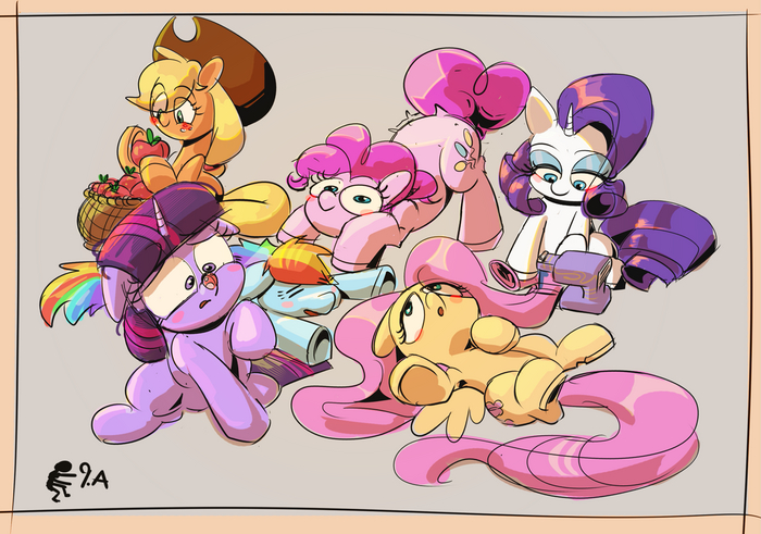  My Little Pony, Twilight Sparkle, Fluttershy, Pinkie Pie, Rainbow Dash, Rarity, Applejack