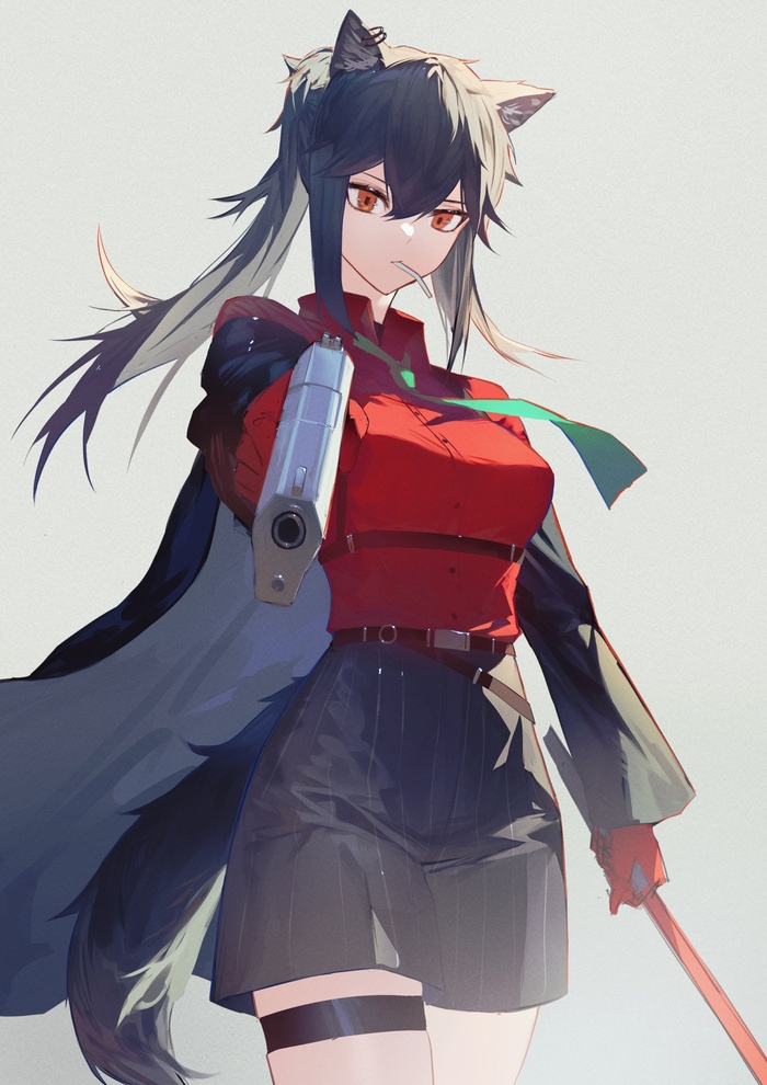Arknights operators , Anime Art, Arknights, Chen (Arknights), Whislash, Specter the Unchained, Blemishine, Warfarin, Fiammetta, Texas (Arknights), , 