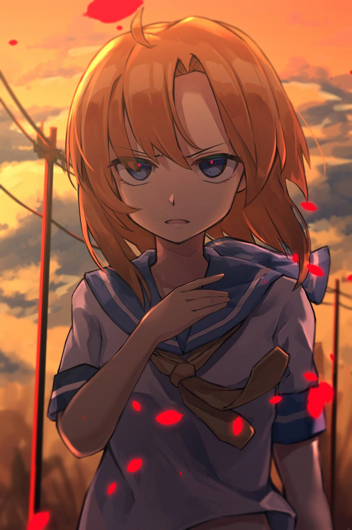  Higurashi no naku koro ni, Rena Ryuuguu, , Anime Art