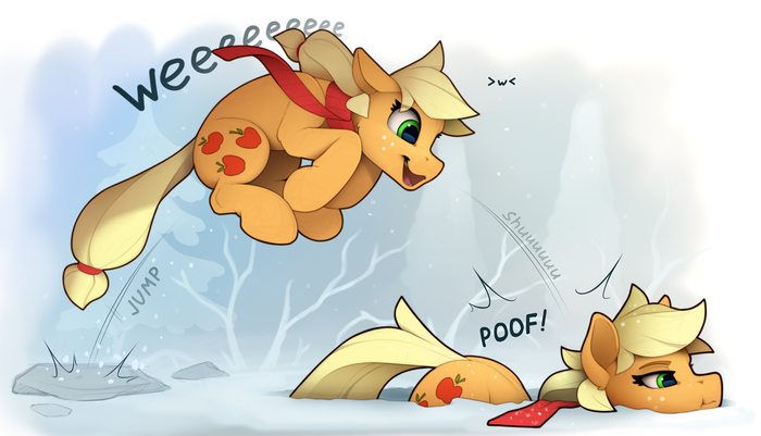 Snow My Little Pony, Applejack, Yakovlev-vad