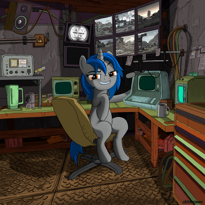 Fallout equestria- Homage () My Little Pony, Fallout: Equestria, MLP Crossover, Homage
