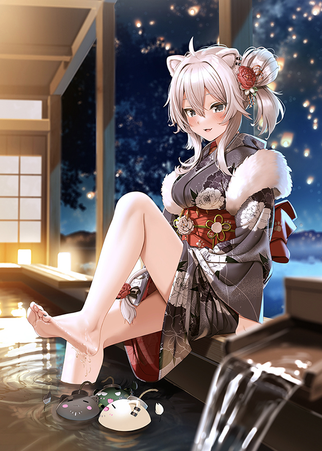 Botan Virtual YouTuber, Hololive, Shishiro Botan, Anime Art, Pixiv