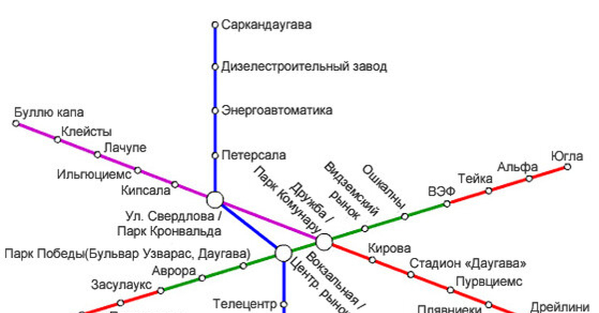 Мюнхенское метро схема