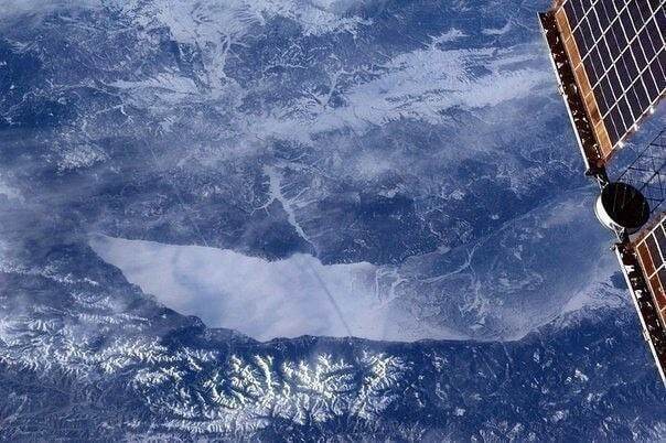 Озеро Байкал - вид из космоса