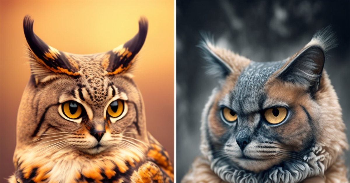 Кот Сова Фото