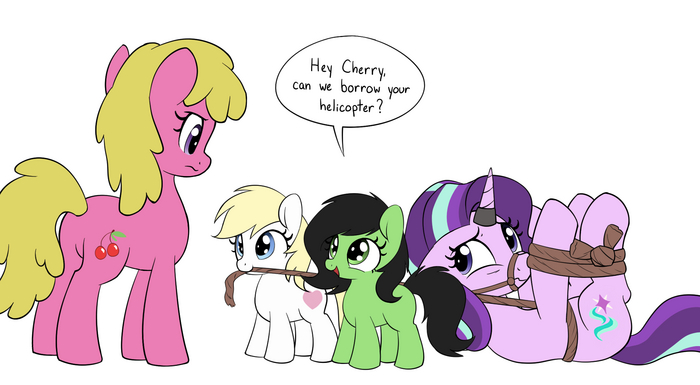 , !     ? My Little Pony, Filly Anon, Aryanne, Cherry berry, Starlight Glimmer