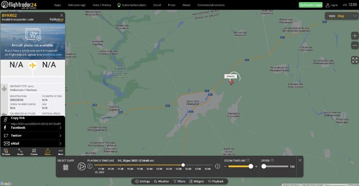     Flightradar24, Bayraktar