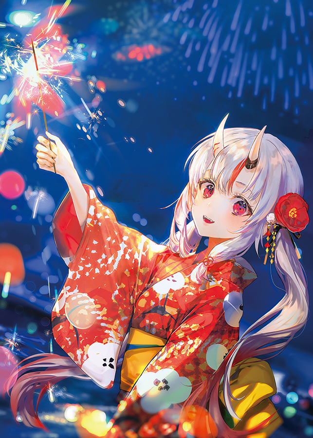 Nakiri Ayame Anime Art, , Nakiri Ayame, Hololive, Virtual YouTuber, 
