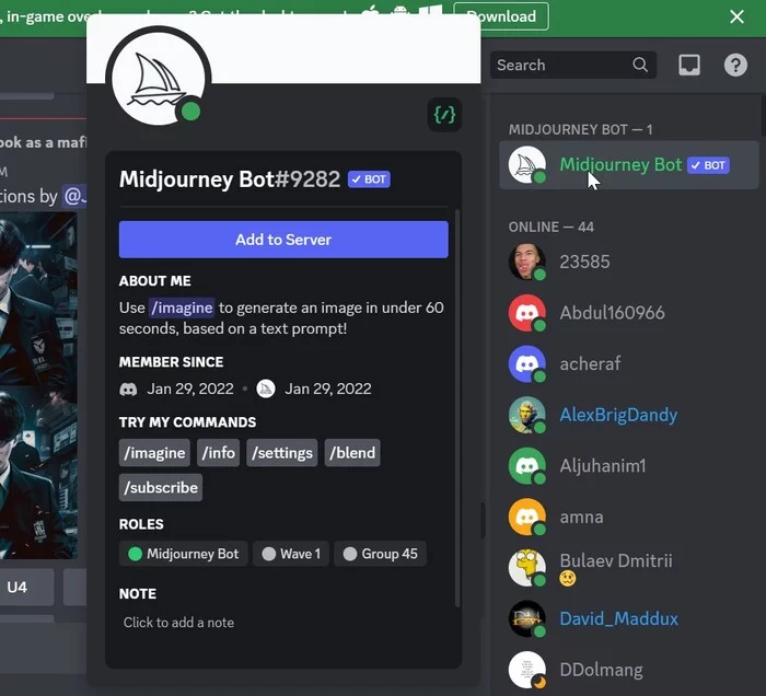Midjourney. Пошаговый гайд для абсолютных новичков Нейронные сети, Арты нейросетей, Midjourney, Урок, Длиннопост, Скриншот
