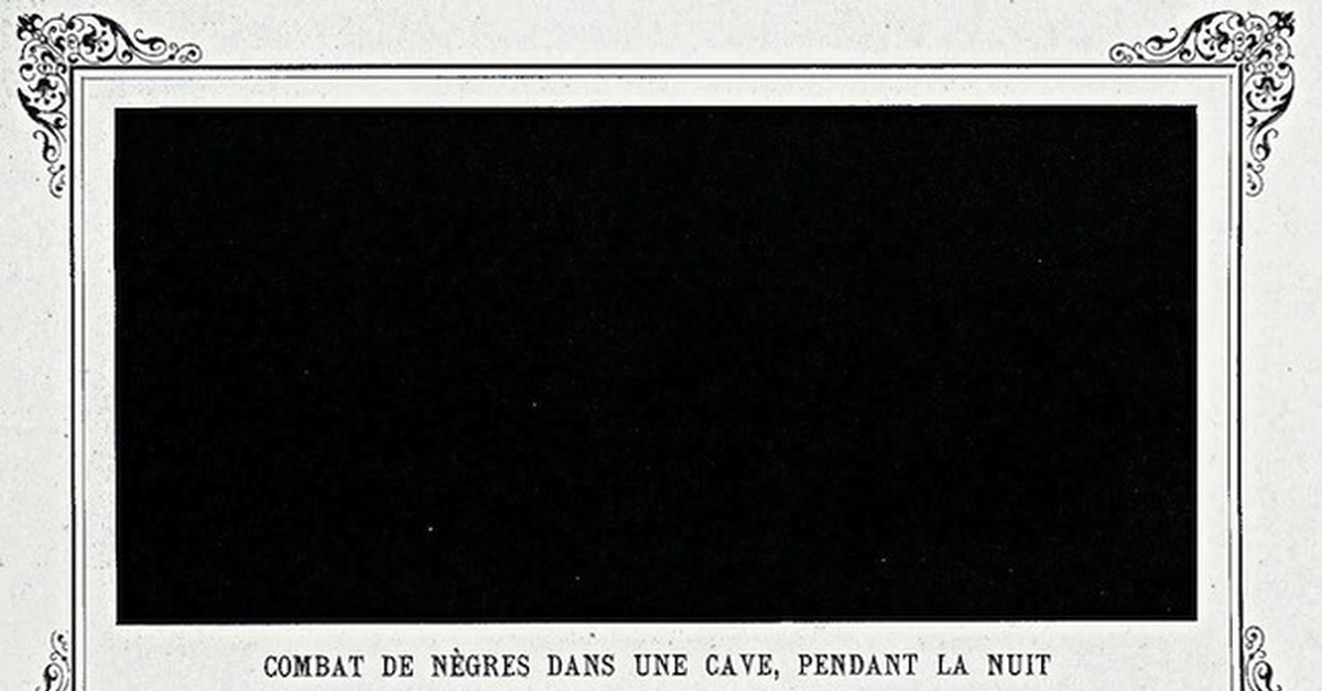 Битва негров в темной пещере