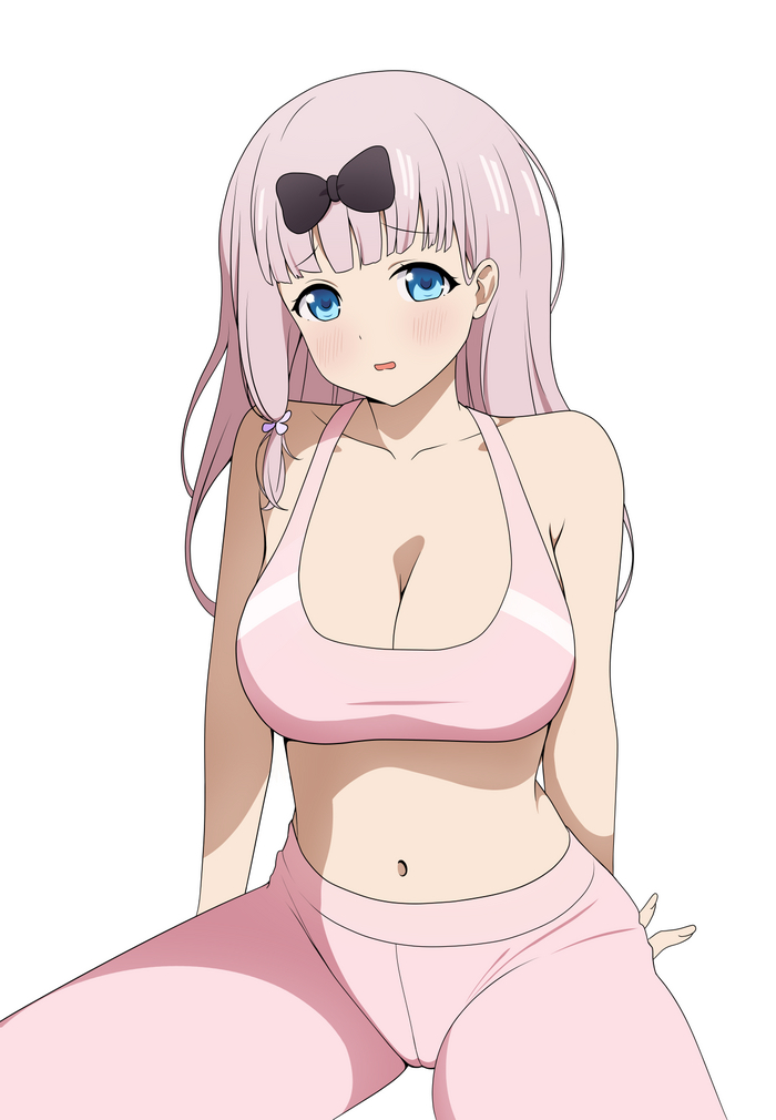   , Anime Art, , Kaguya-sama wa Kokurasetai, Fujiwara Chika, Gym uniform, Coro Fae