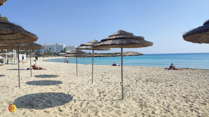 Нисси бич в январе | Пикабу