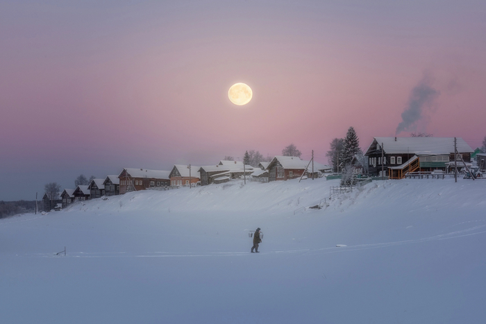 Морозный день