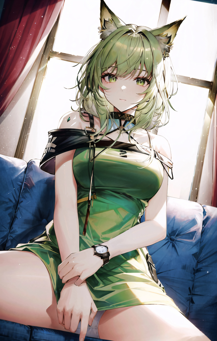 Kal'tsit Anime Art, Animal Ears, Kaltsit, , Arknights, ,  , , Zipsy
