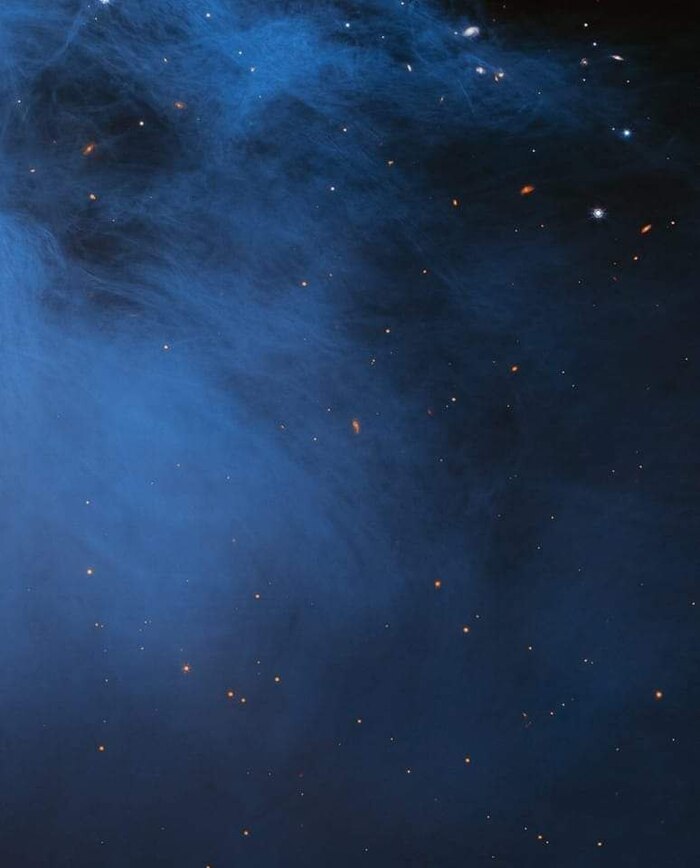 Телескоп Джеймса Уэбба обнаружил очень холодный лед в 630 световых годах от нас в Млечном Пути