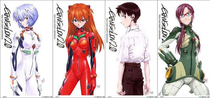      , Evangelion, Rei Ayanami, Asuka Langley, Shinji Ikari, Makinami Mari