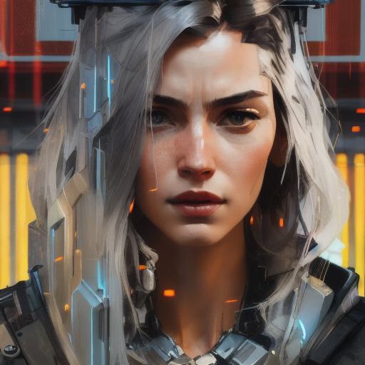 Cyberpunk girl