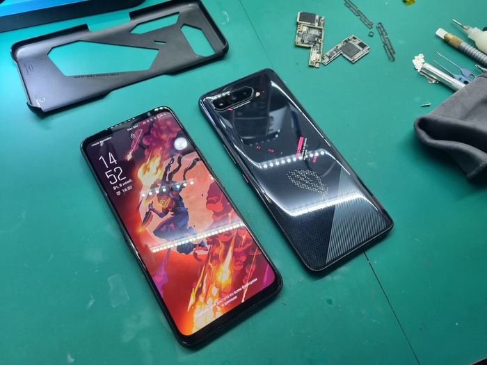 Игровой говорите? Asus Rog Phone 5. Официально восстановленный Москва, Ремонт телефона, Asus RoG, Rog Phone, Пайка, Реболлинг, Асц, Гарантия, Длиннопост