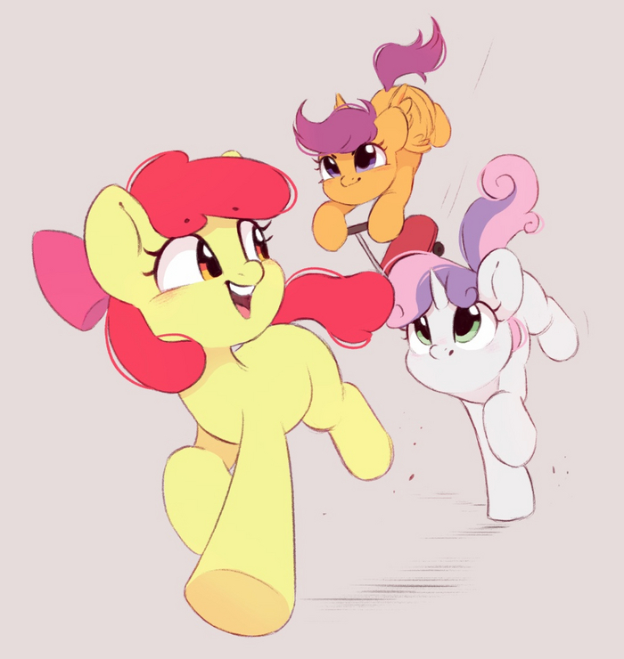 !   ! My Little Pony, Applebloom, Sweetie Belle, Scootaloo