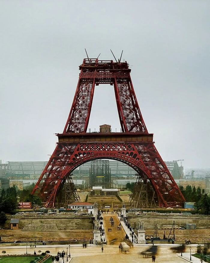 Старый париж Фотография, Париж, Статуя Свободы, Эйфелева башня, Старое фото, Длиннопост