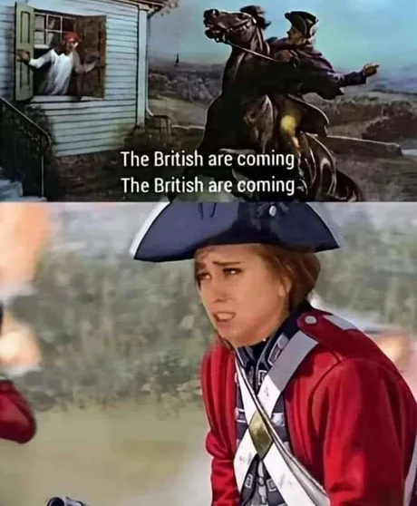 The British are CUMing