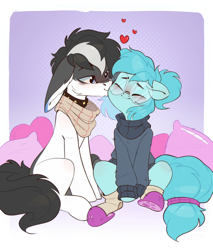 Gentle Kiss My Little Pony, Original Character, Ponyart, Rexyseven, Whispy Slippers