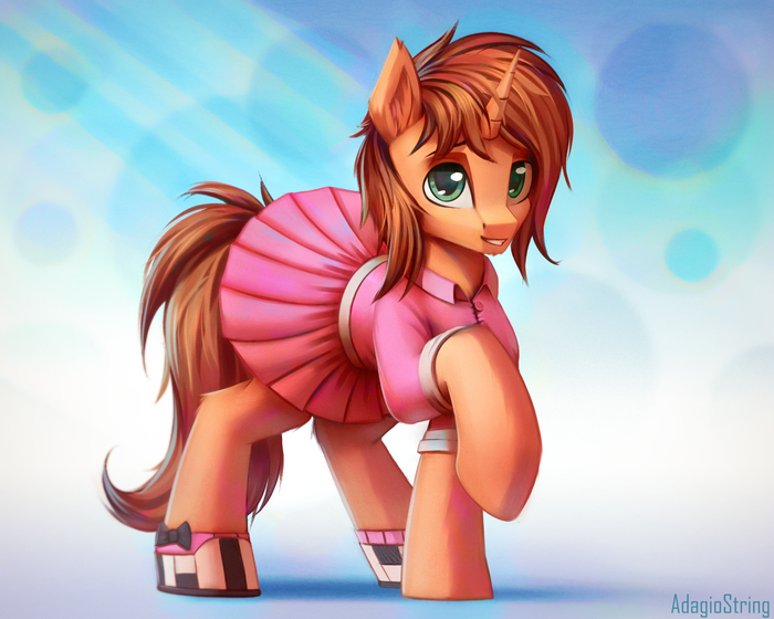     My Little Pony, Original Character, Ponyart, , Adagiostring
