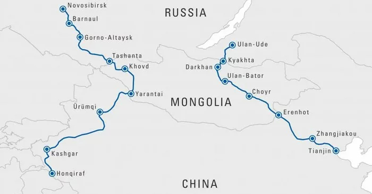 Карта жд дорог монголии