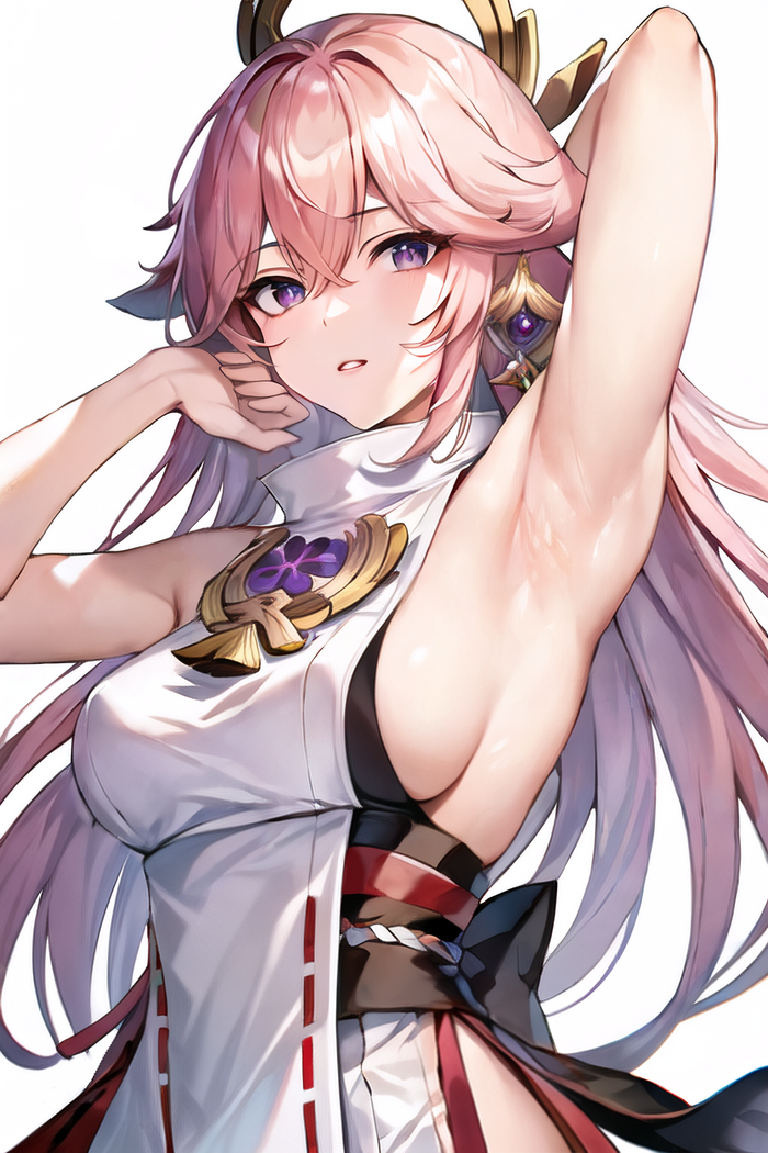 Yae Miko Genshin Impact, Anime Art,  , Yae Miko (Genshin Impact), 
