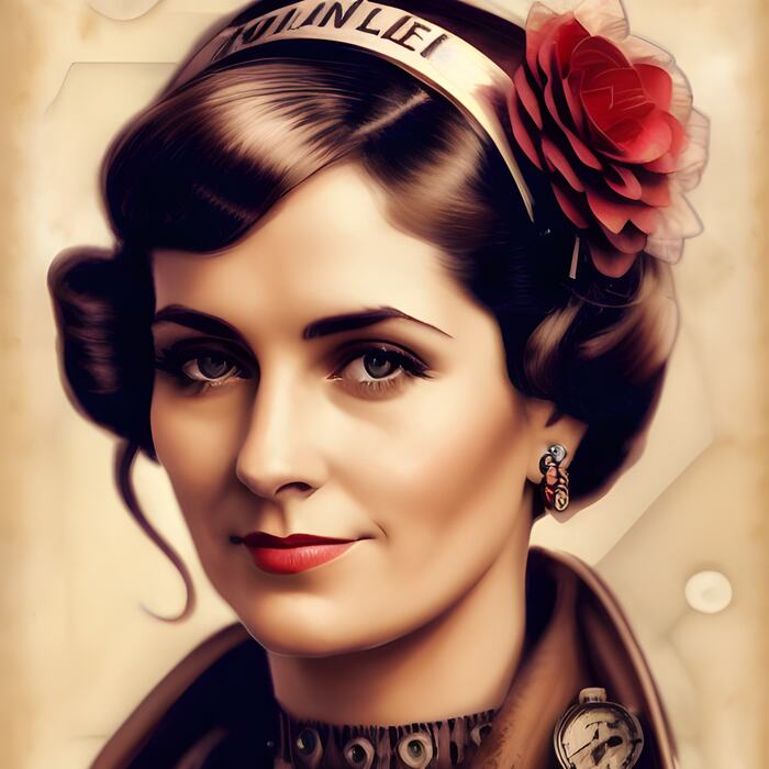 Ретро портрет