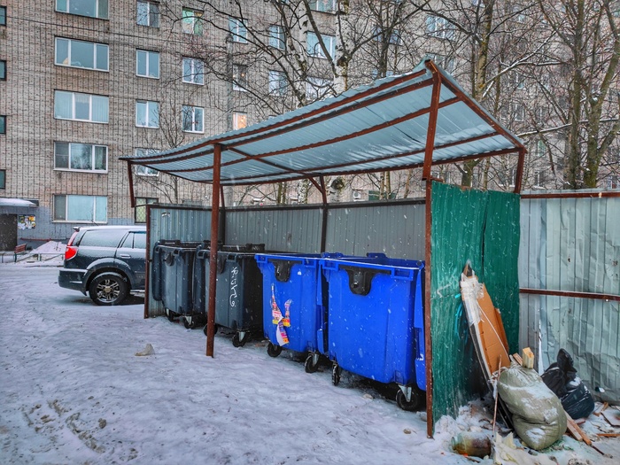 Ограждение мусорных контейнеров