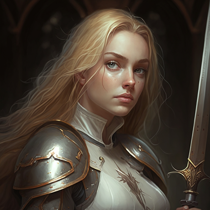 Девушка рыцарь