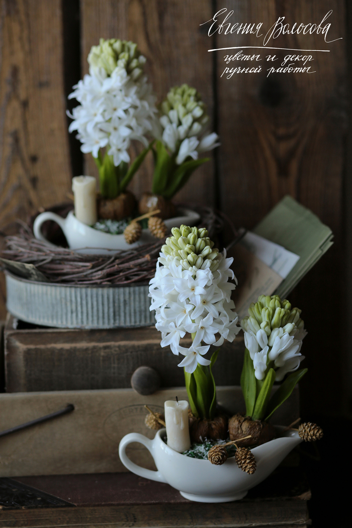 Мои первые работы в этом году Полимерная глина, Полимерная флористика, Ручная работа, Холодный фарфор, Рукоделие без процесса, Цветы, Длиннопост