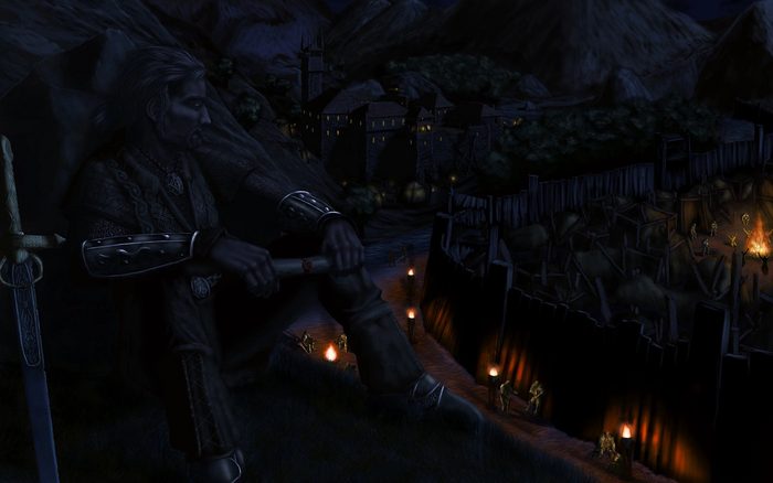 Снова продолжаем рубрику артов по готике Готика, Gothic, Gothic 2, Gothic 3, Дракон, Фэнтези, Паладин, Арт, Компьютерные игры, Рыцари, Длиннопост