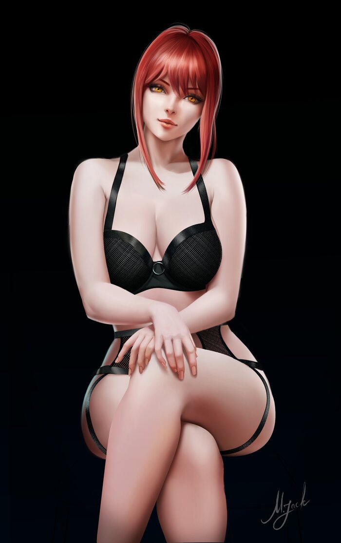 Makima Anime Art, , , ,  ,  , Chainsaw Man, Makima, Moonlen-jack