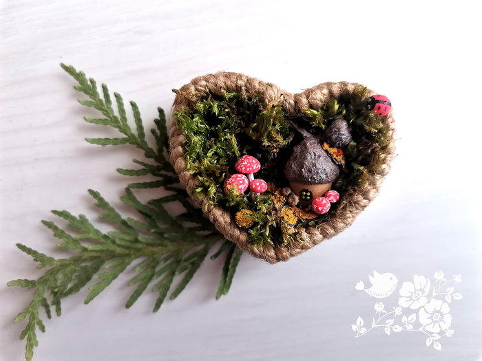 Домик гномика - магнит