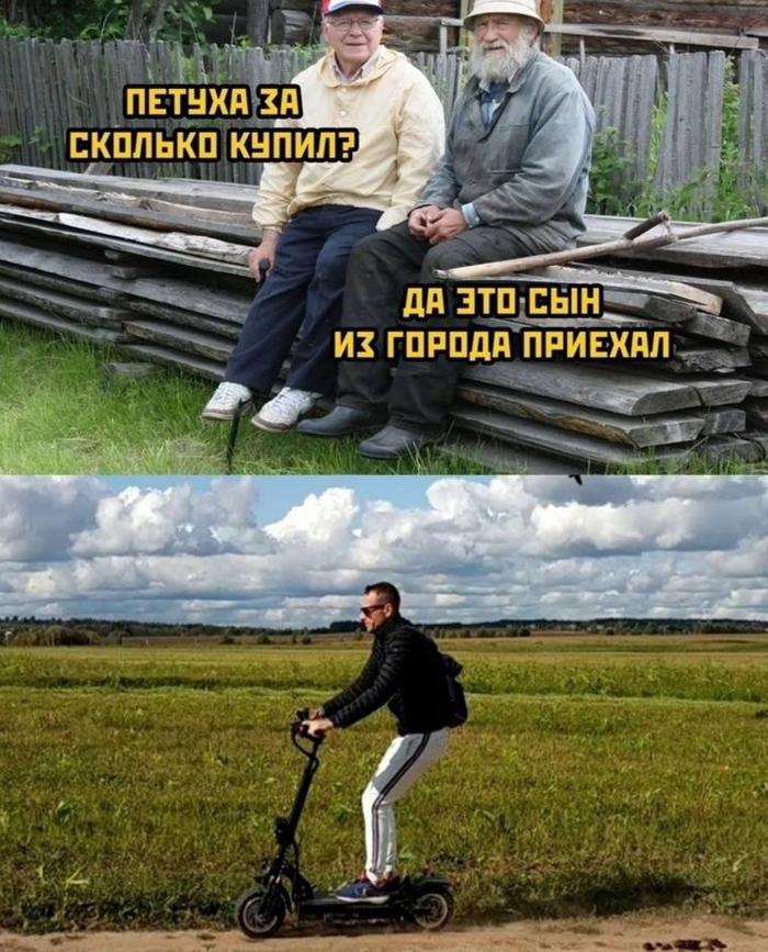 Прошел слушок, что твой сын петушок